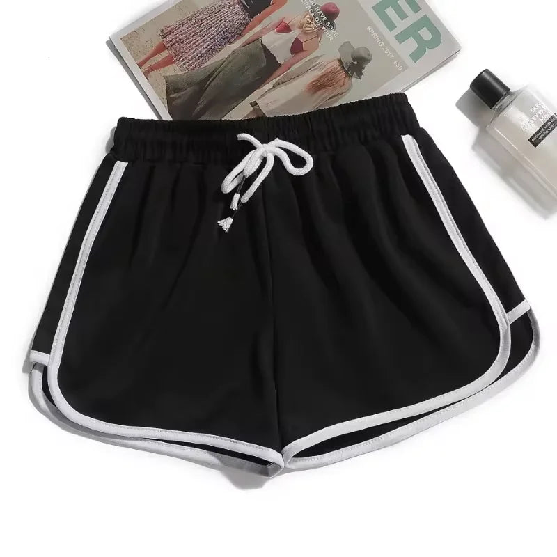 2025 Summer New Women Fashion Sports Shorts High Waist Sexy Hot Girl Korean Version Comfortable Casual Yoga Wide Leg Pants