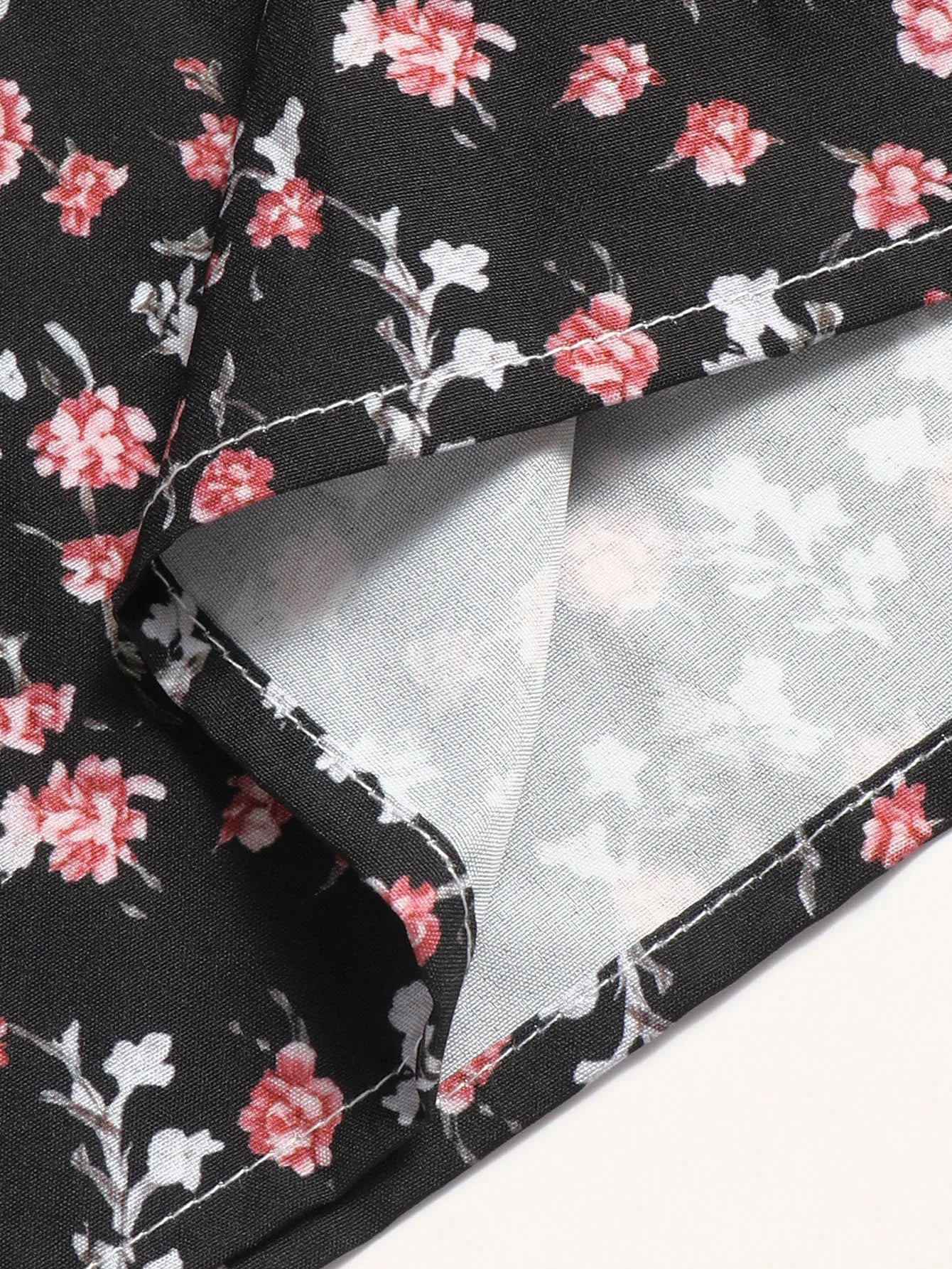 Women's Elastic High Waist Floral Midi Skirt,Vintage Chiffon Flared Long Skirt for Daily Casual Commute Vacation